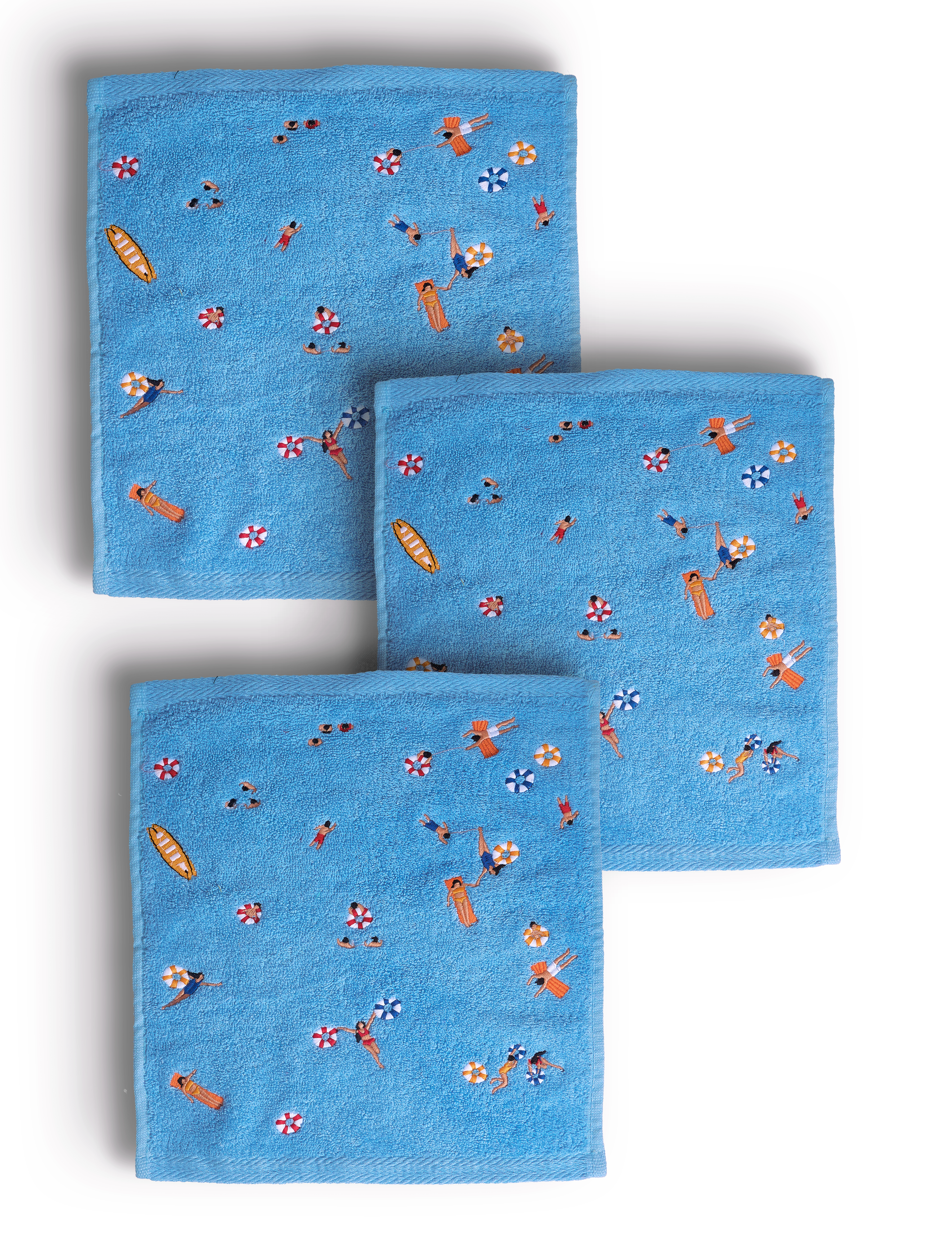 Summer Swim Guest Towel Set (Set of 3)