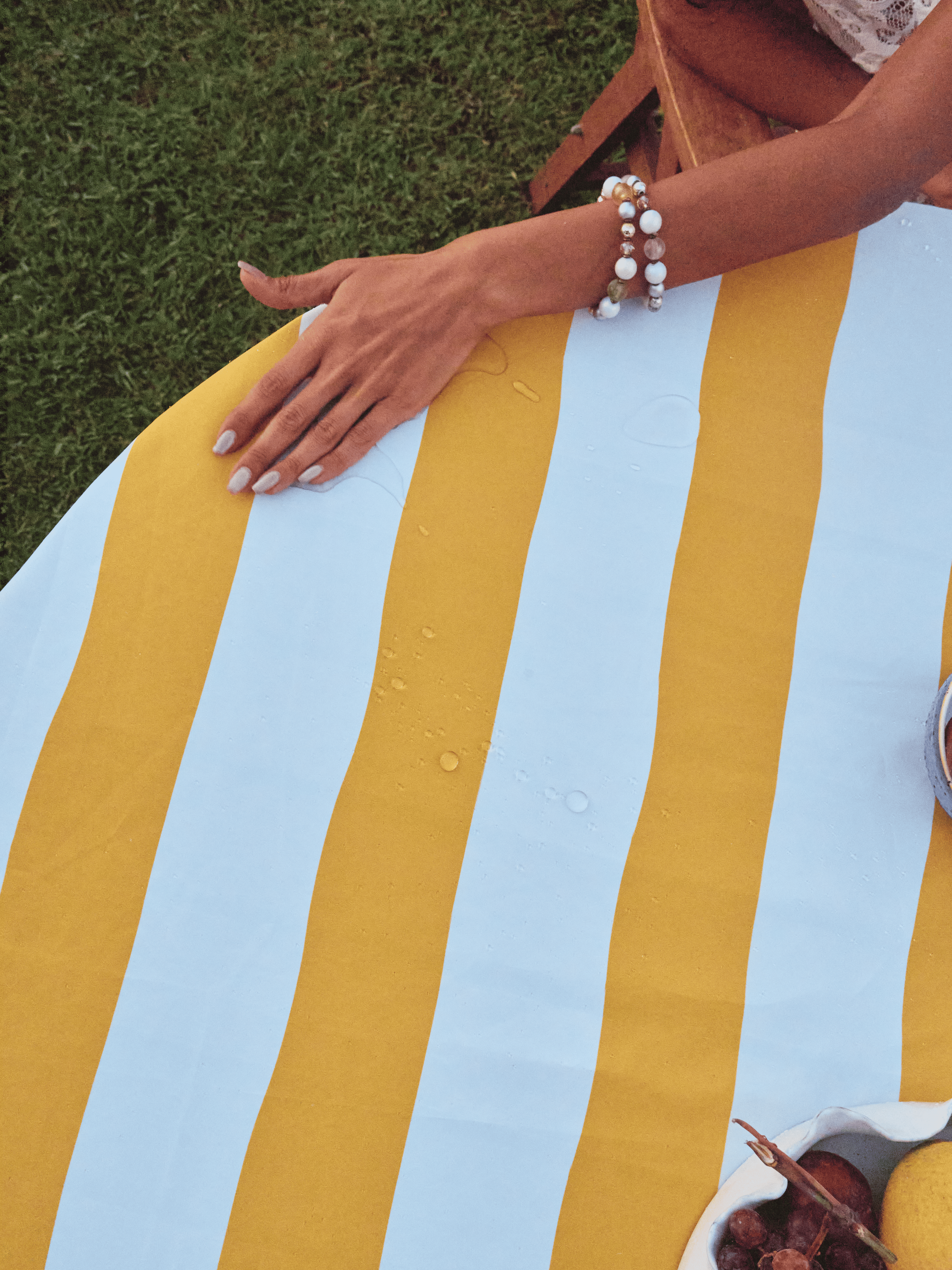 Sun Beam Waterproof Tablecloth