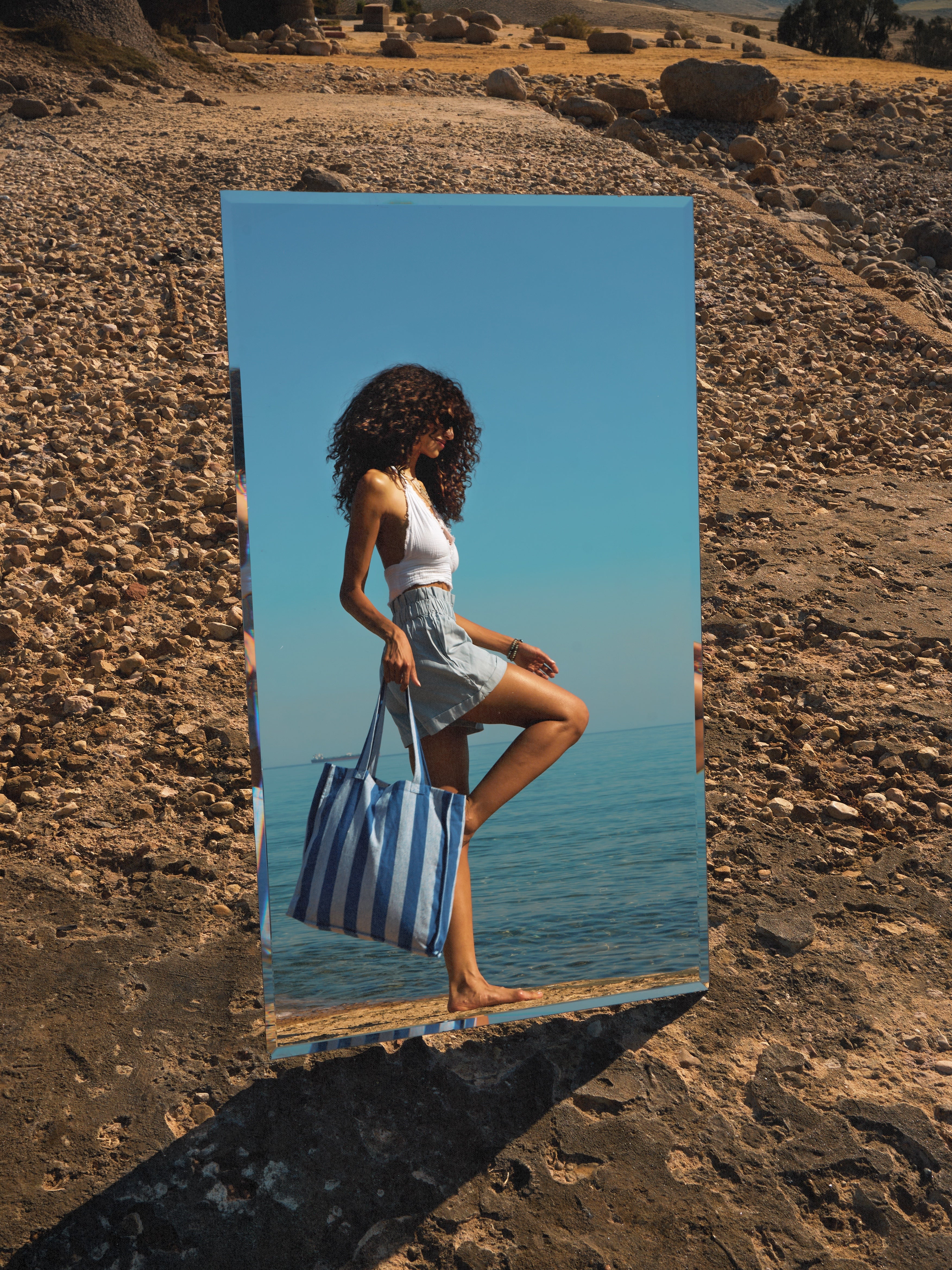 Coastal Stripe Tote
