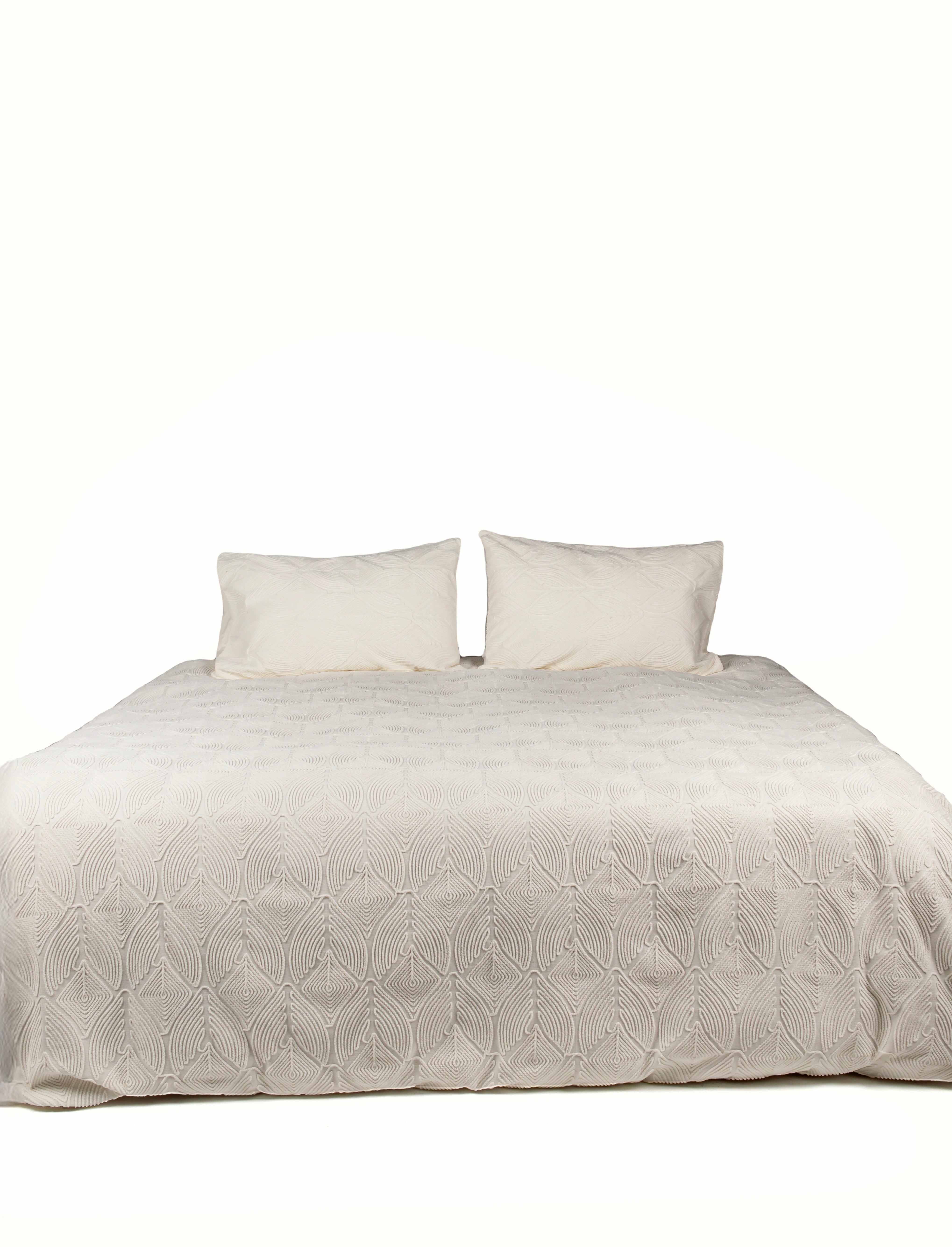 Geometric Chennile Duvet Set
