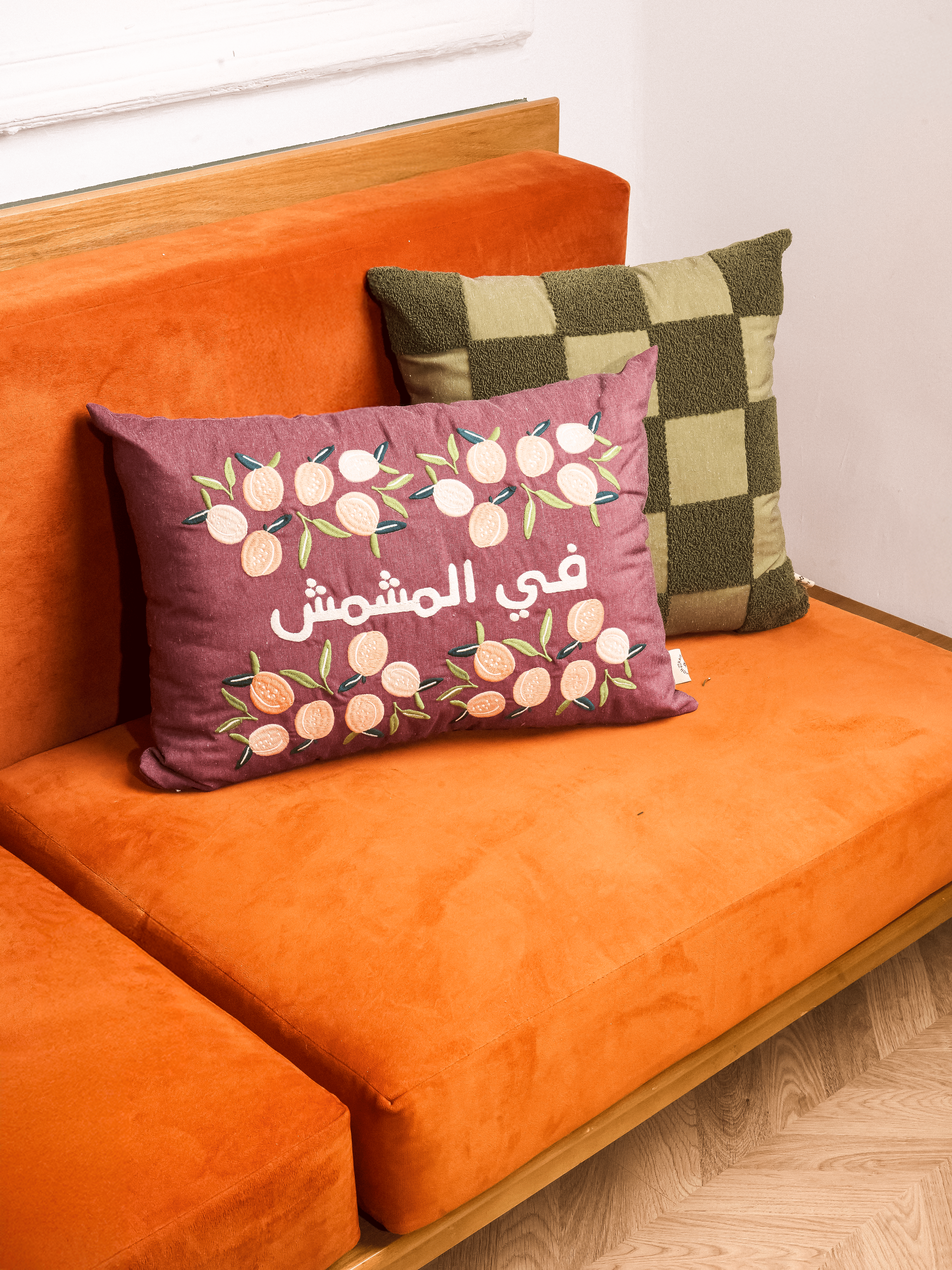 The Tufted Checkerboard Cushion