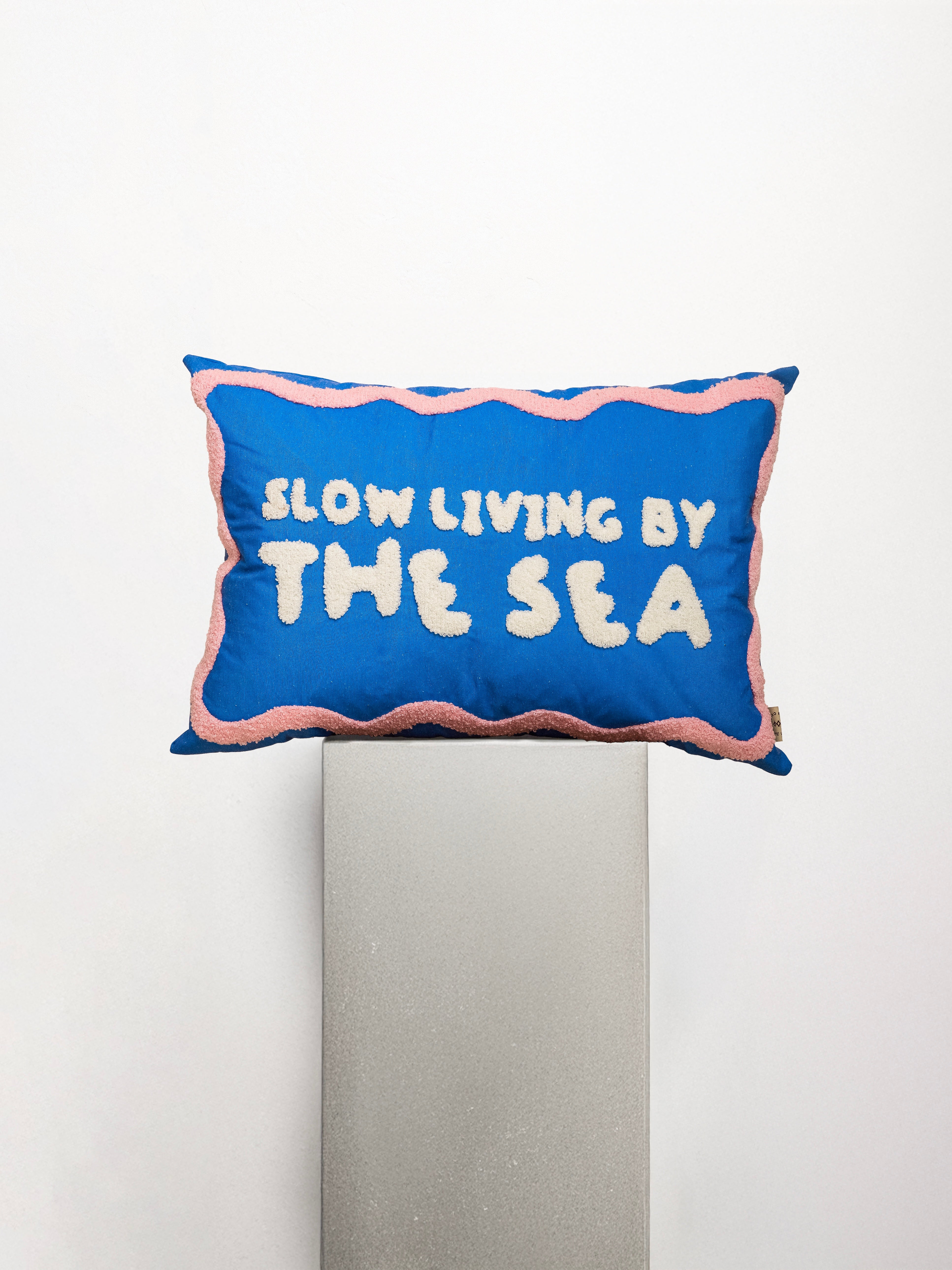 Slow Living By The Sea Cushion