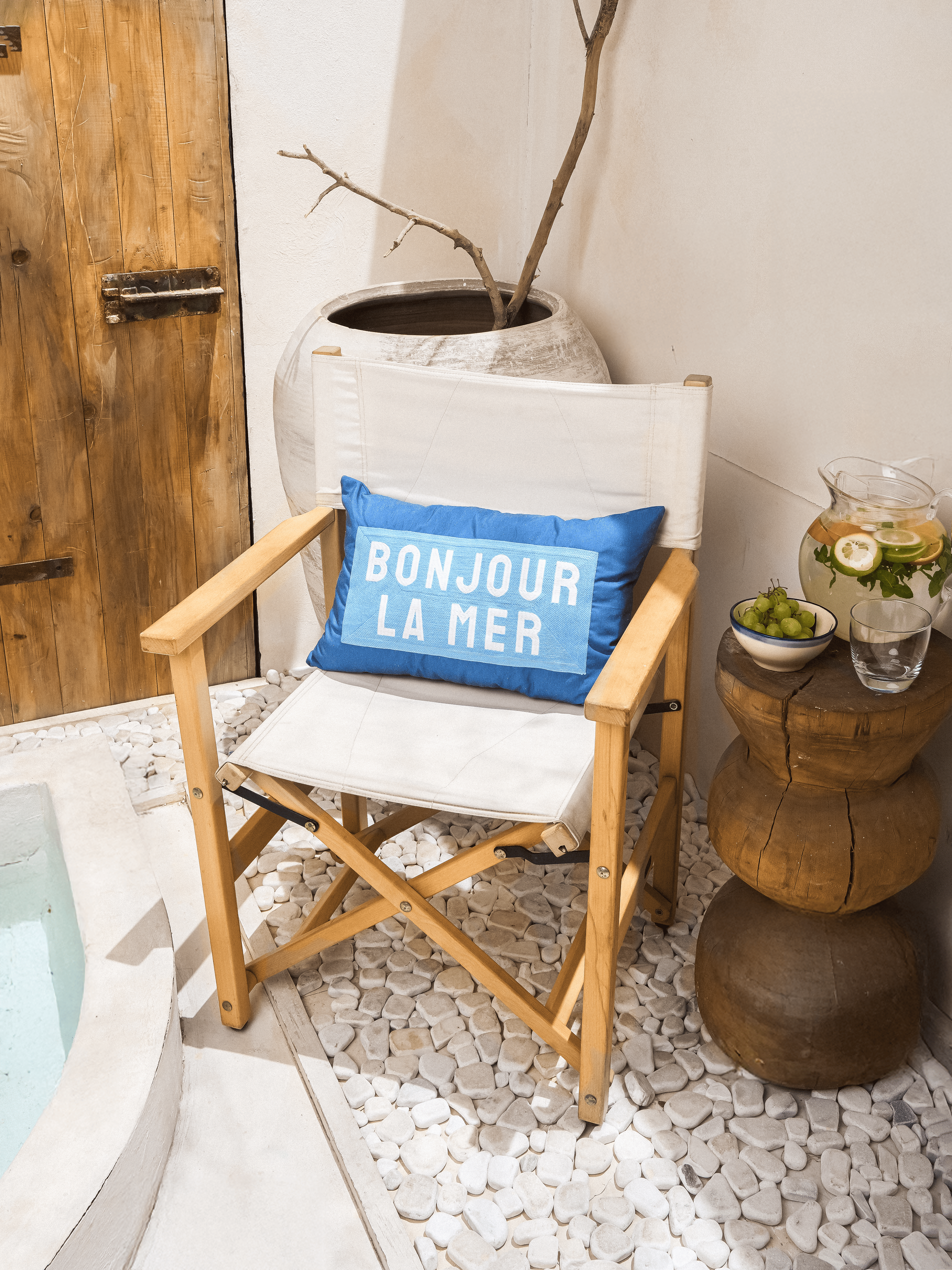 Bonjour La Mer Cushion
