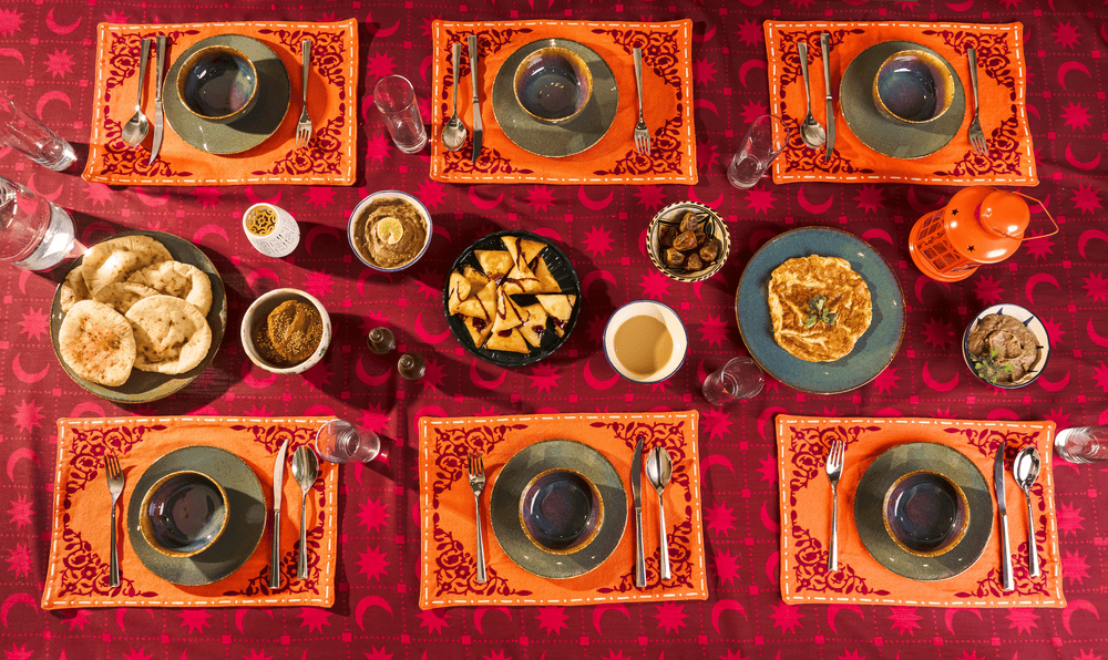 The Crimson Cresent Tablecloth