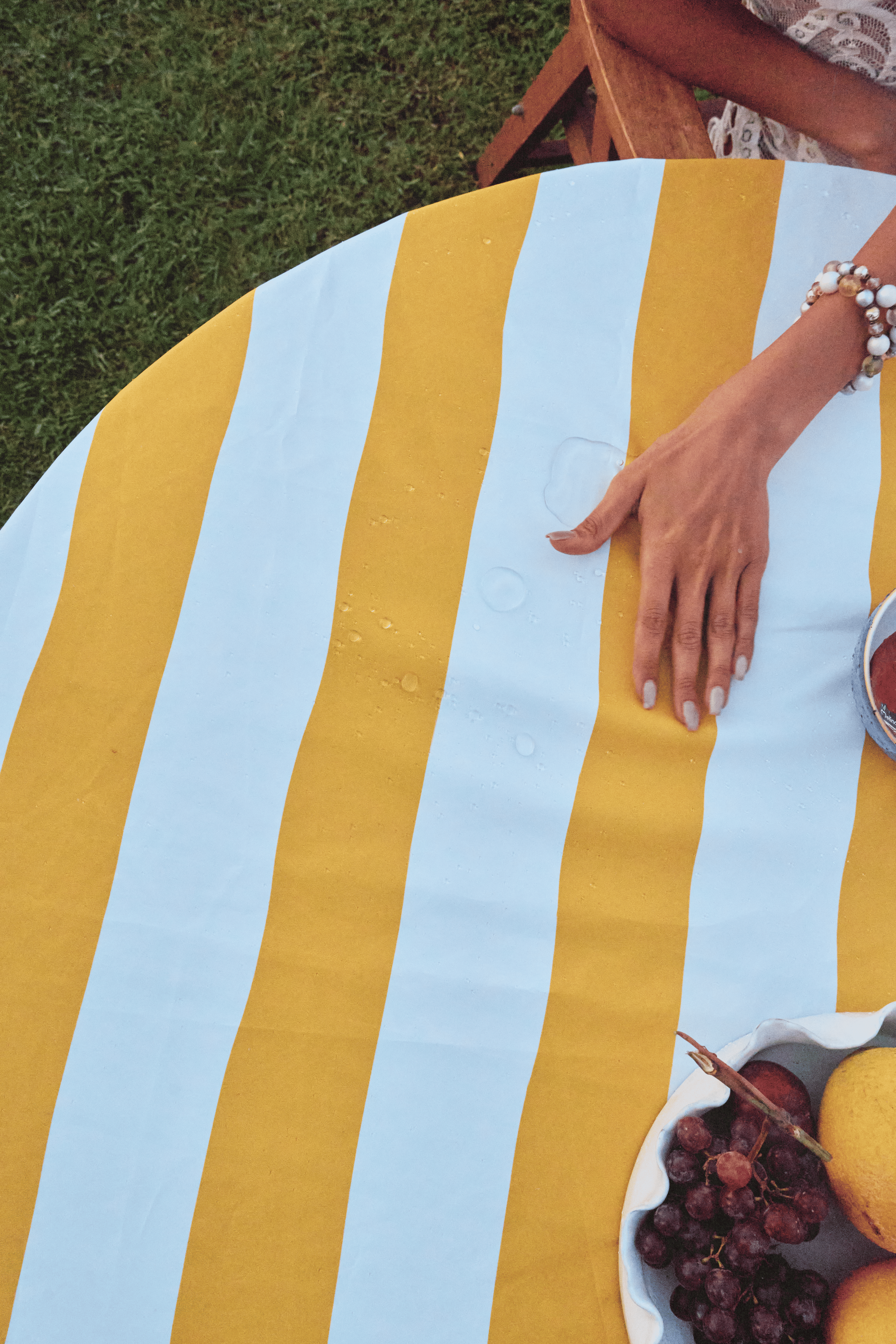 Sun Beam Waterproof Tablecloth
