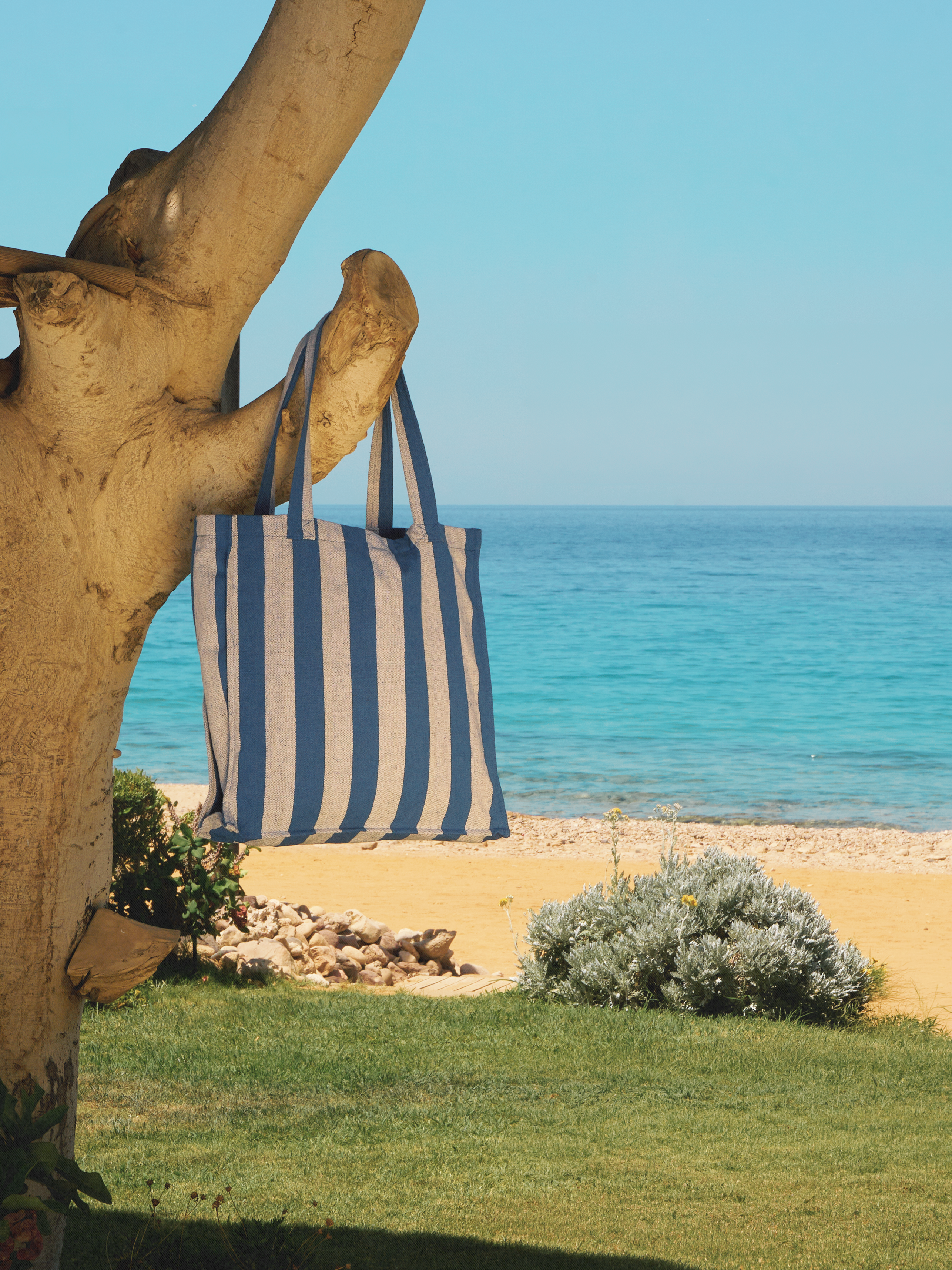 Coastal Stripe Tote