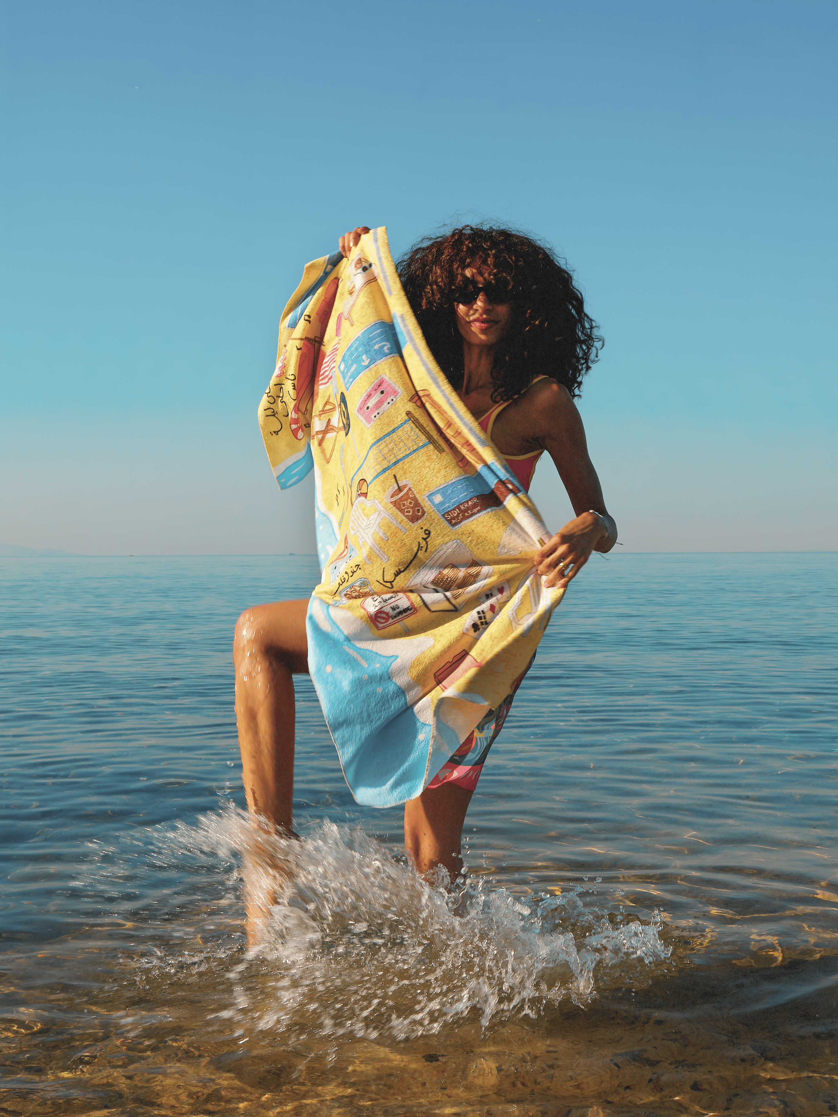 Sahel Stories Beach Towel